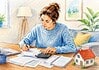 Huurtoeslag Nederland en veranderingen in 2026 Huurder bekijkt huurcontract en berekent huurtoeslag aan tafel met documenten, laptop en maandelijkse woonlasten.